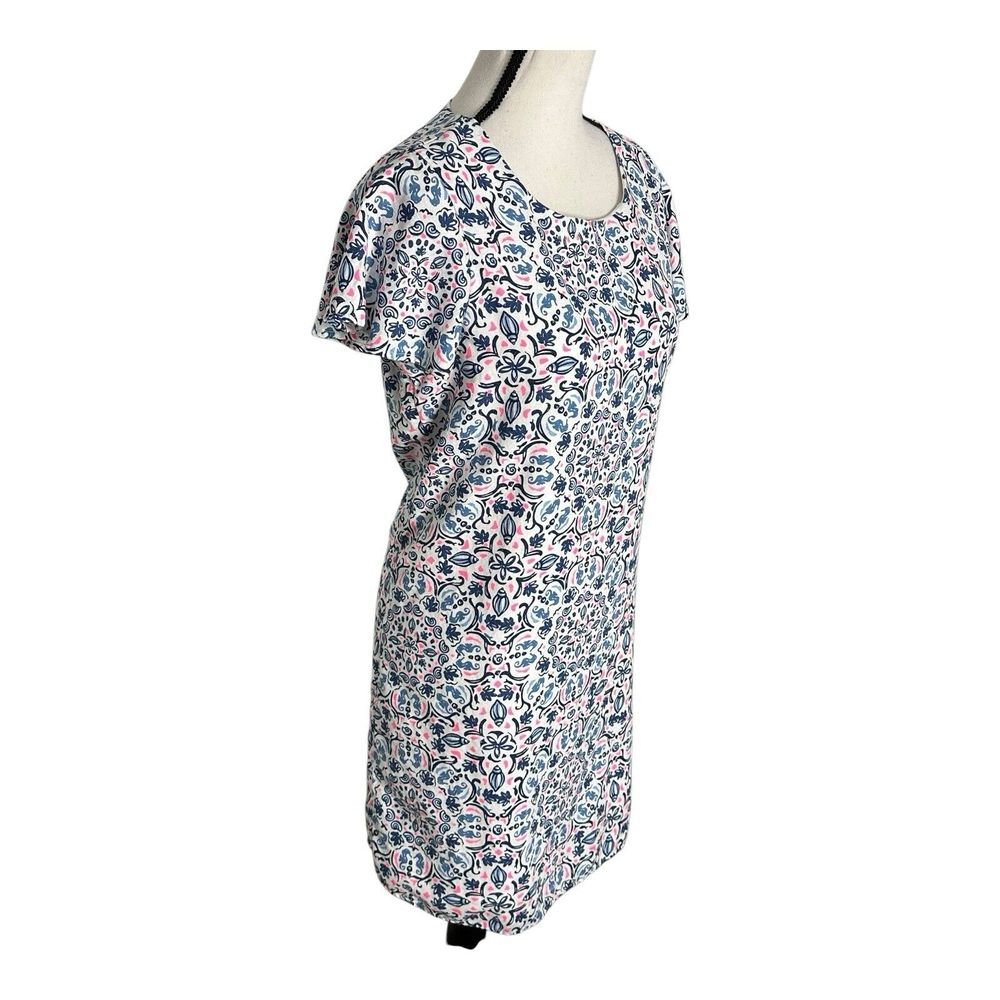Vineyard Vines‎ Women's Flutter Sleeve Linen Blend Shift Dress - Size M Lined - Picture 3 of 13